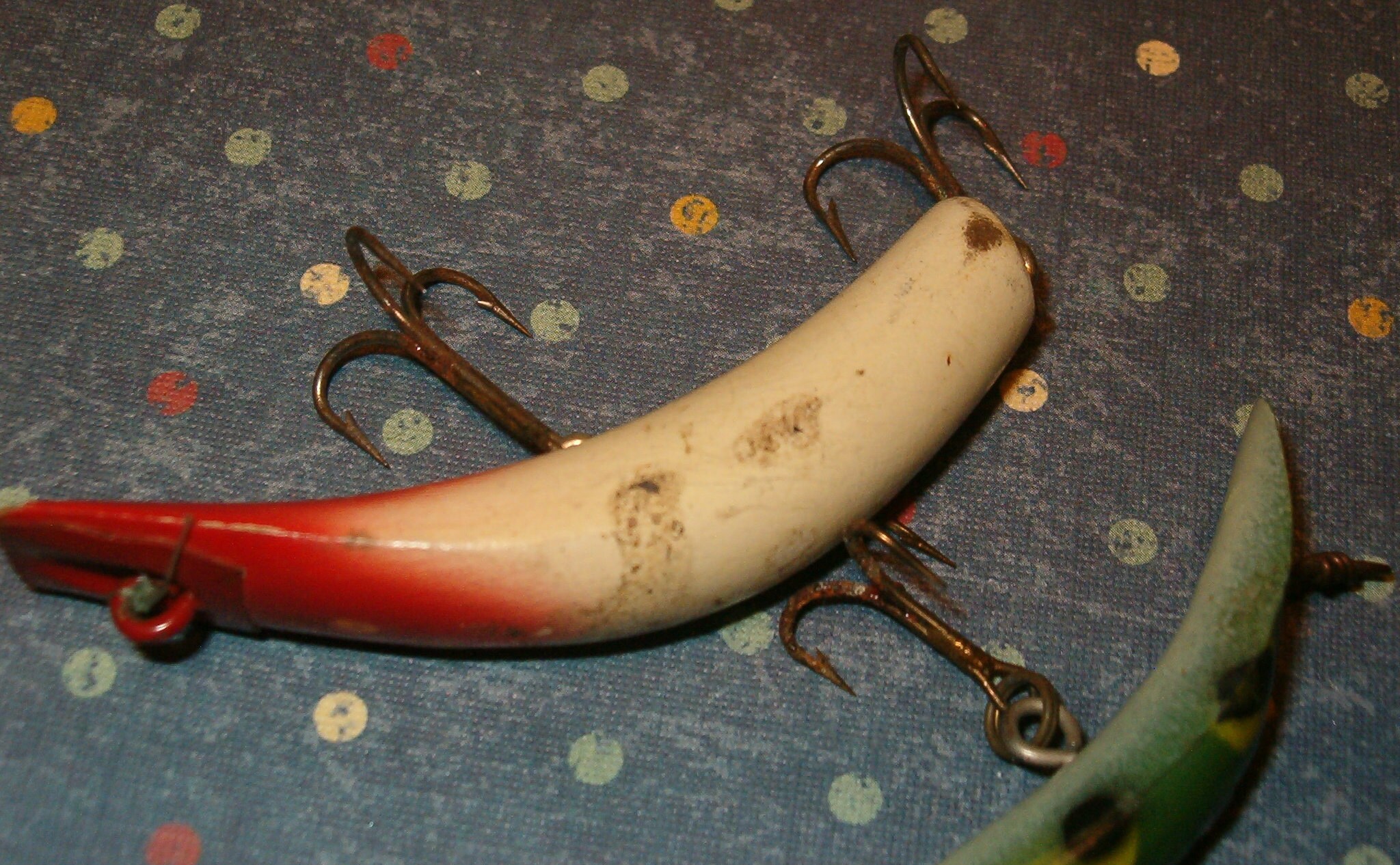 Fishing Hooks Two Vintage Hooks 2 1/2L & 1 3/4L Etsy