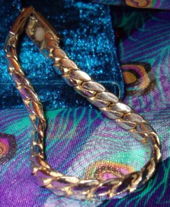 Link Bracelet, Stainless Steel, 7"L, 1/4"W, Beaut… - image 2