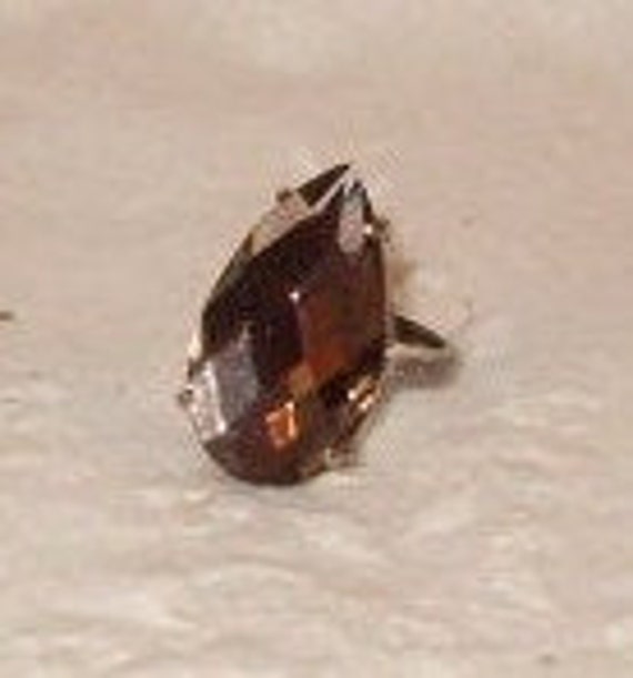 Statement Ring, Grey Quartz Ring, Statement Ring,… - image 1