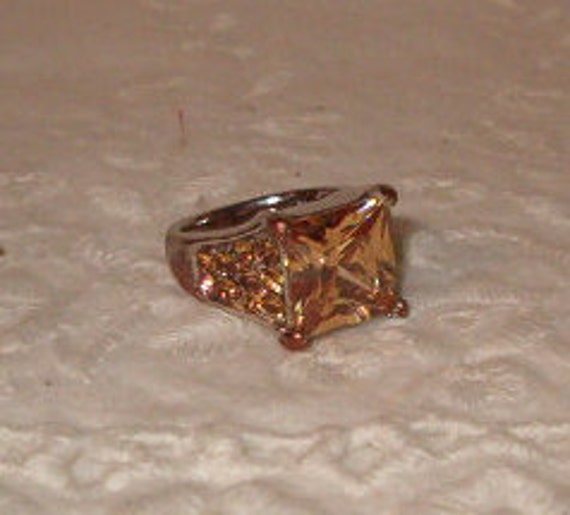 Statement Ring, Huge Golden Stone, Ring, Gorgeous… - image 1