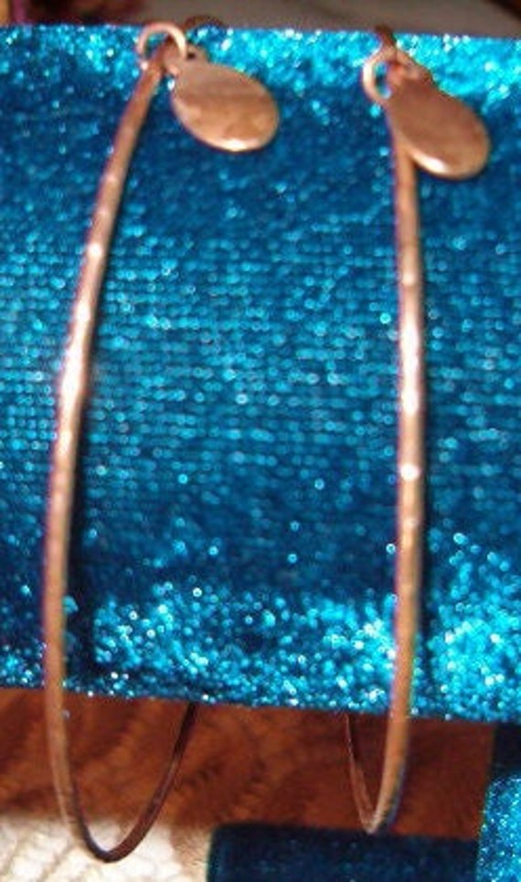 Two Copper Bangle Bracelets, Fine Designed Wire w… - image 3