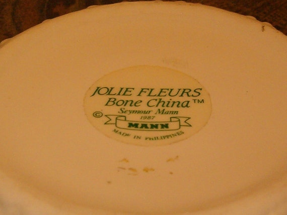 Bone China Flowered Box, Seymore Mann, Famous Mak… - image 4