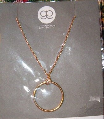 Gorjana circle shop necklace