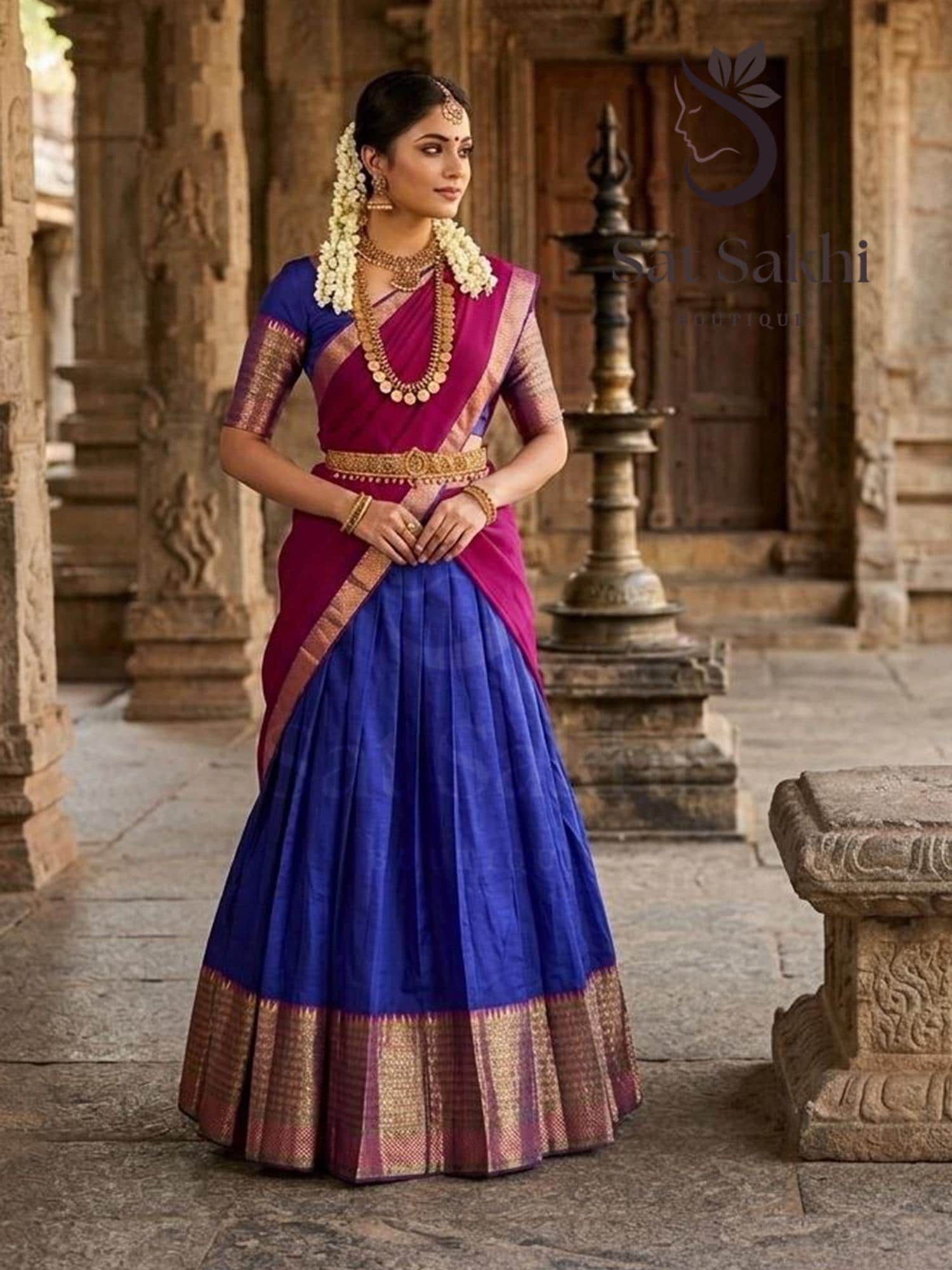 South Indian Traditional Dress - Etsy