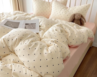 Polka Dot Bedding Set – Simple & Fresh Style