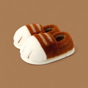 Adorable Cat Paw Slippers | Cute Kawaii Plush Animal Slippers | Cozy Warm Furry Shoes for Home | Unisex Cat Lovers Gift | Winter slippers