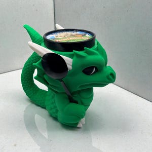 Porta helados con forma de dragón impreso en 3D imagen 4