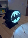 Decorative Desk Lamp - Bat Symbol | 3d Printed