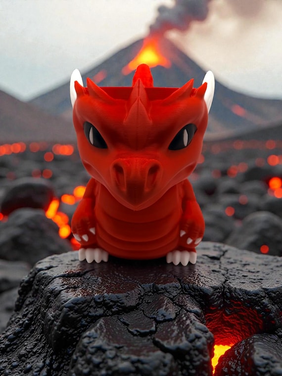 3d Printed Dragon Ice Cream Holder