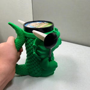 Porta helados con forma de dragón impreso en 3D imagen 5