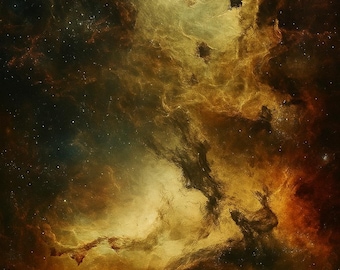 iPhone Wallpaper Cosmic Nebula – vergrendelscherm donkere ruimte, gloeiende Galaxy-telefoonachtergronden 4K