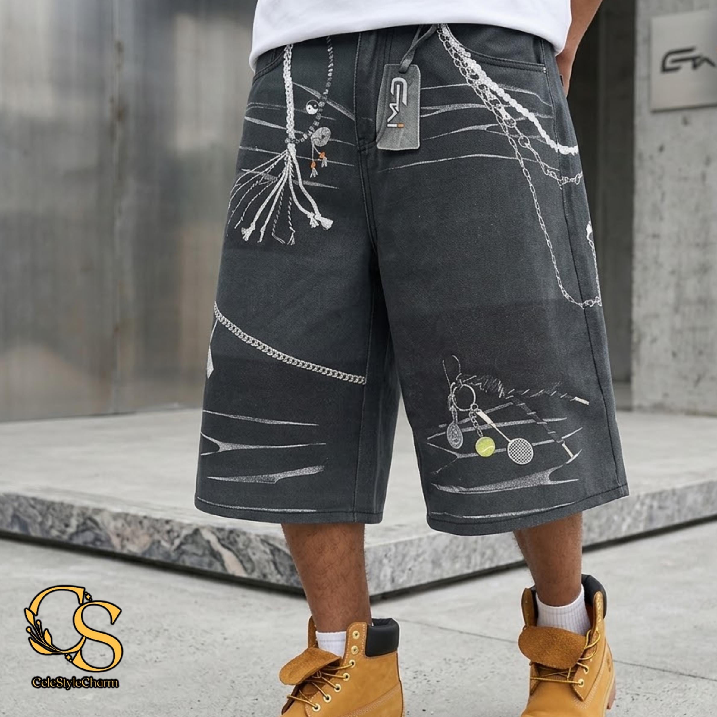Y2k Shorts Mens - Etsy - Page 4