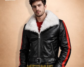 Shadow the Hedgehog Leather Jacket, Ultimate Lifeform Cosplay, Black & Red Gamer Coat, Gothic Anime Streetwear, Men's Custom Moto, Gifts