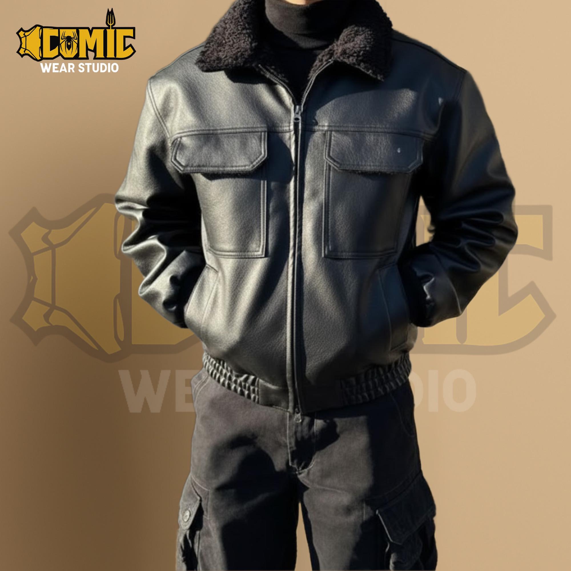 Y2k Leather Jacket - Etsy