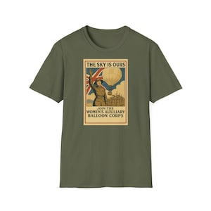 Women's Auxiliary Balloon Corps T-Shirt | Blackadder Goes Forth Merch