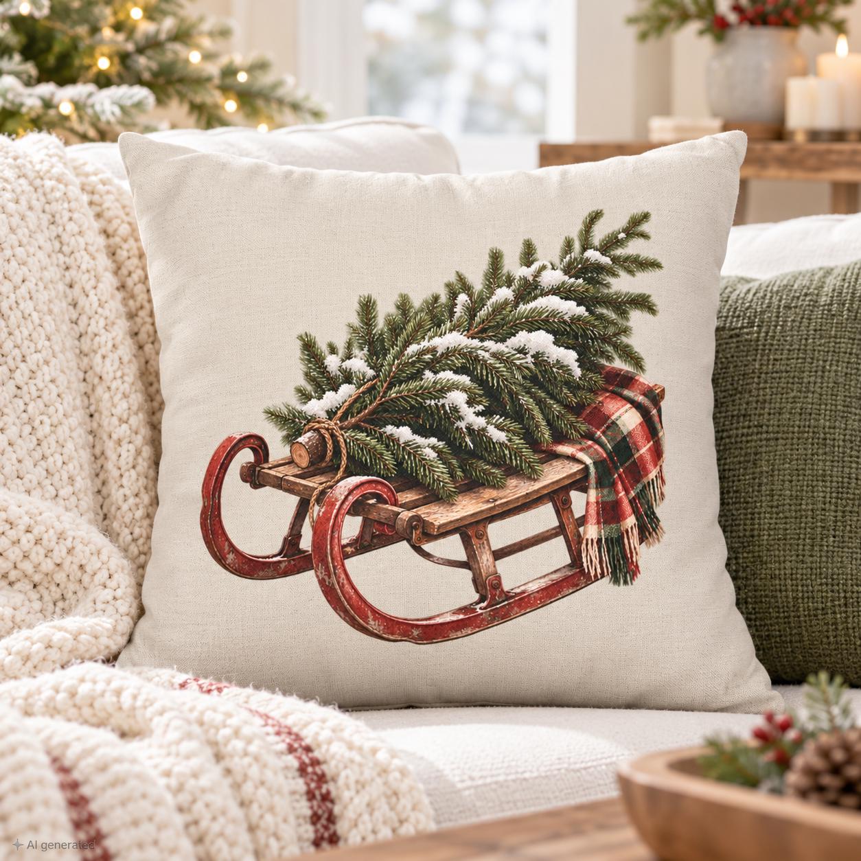 Kissenhülle weihnachten