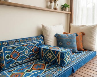 Modular Majlis Set Luxury Floor Seating, Ramadan Floor Sofa, Low Profile Couch, Movie Night Sofa, Social Seating Set, Arabic Floor Couch
