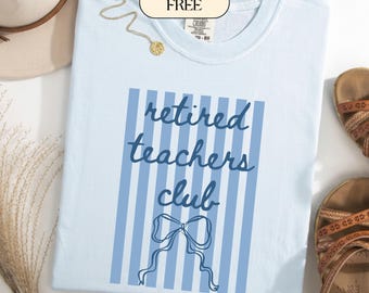 Club des enseignants à la retraite PNG | Rayé Fantastique Enseignant À La Retraite PNG | Conception drôle de chemise de retraite d'enseignant | Enseignant, sublimation PNG