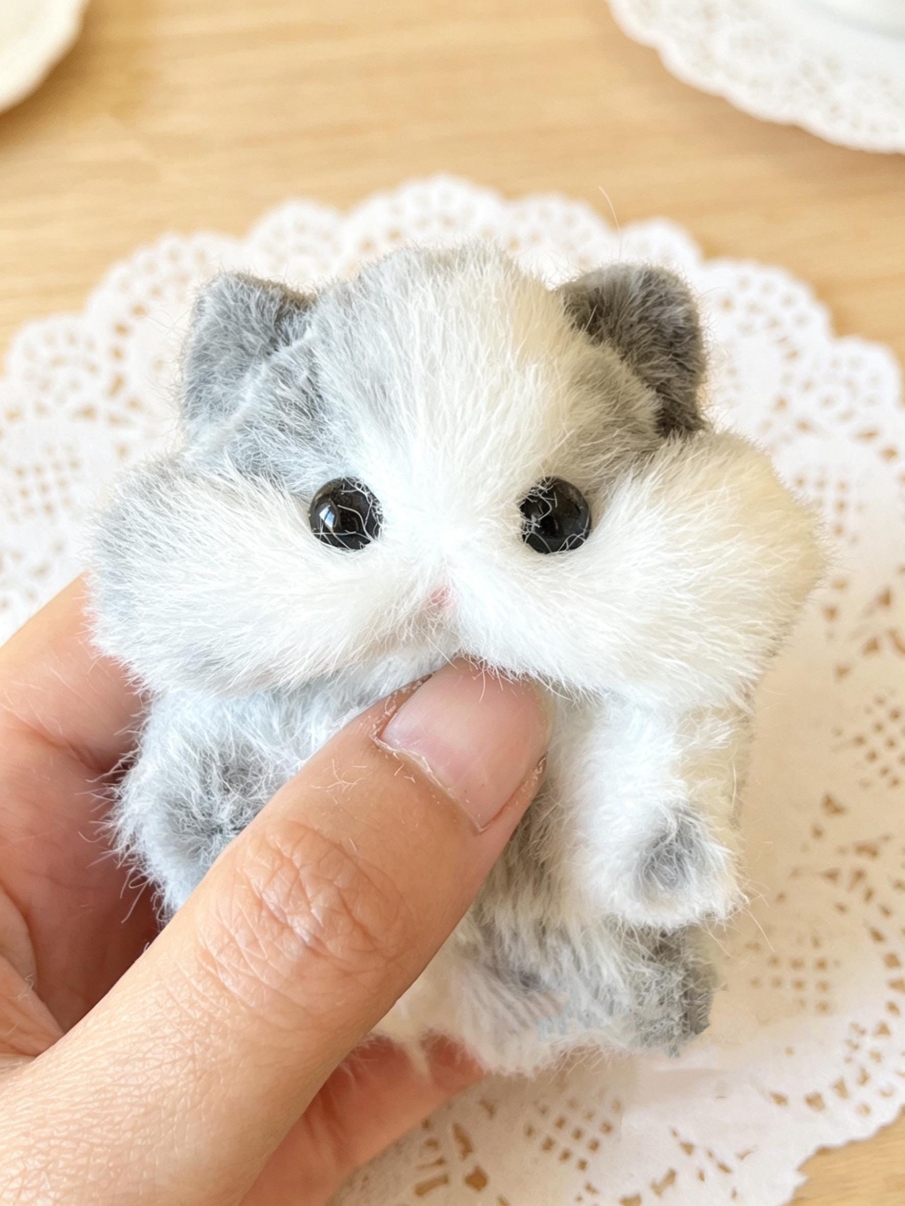 Handmade Kawaii Hamster | Mini Fluffy Hamster | Cute Desk