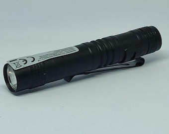 Mini linterna UV (1 luz negra AAA) para verificación de billetes y sellos