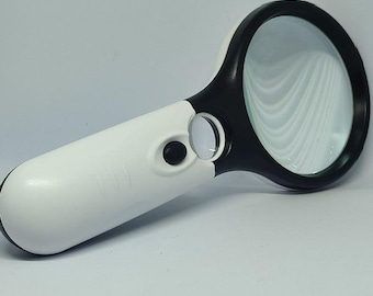 Lupa de coleccionista: lupa óptica de mano para monedas, sellos y billetes