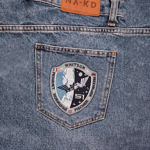 NASA Expedition 51 Mission Patch Embroidered Emblem International Space Station ISS Crew Badge Space Program Collectible Sew Iron On Gift