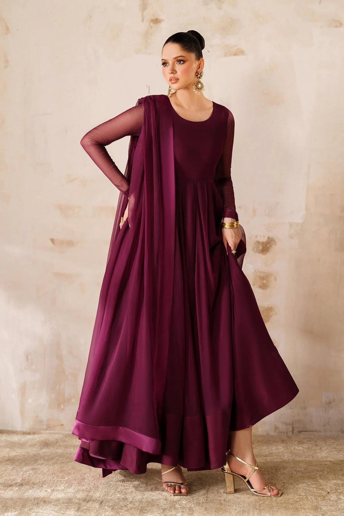 slim fit dress slacks Alizeh Fashion Embroidered Chiffon Suits Unstitched 3 Piece Liyana