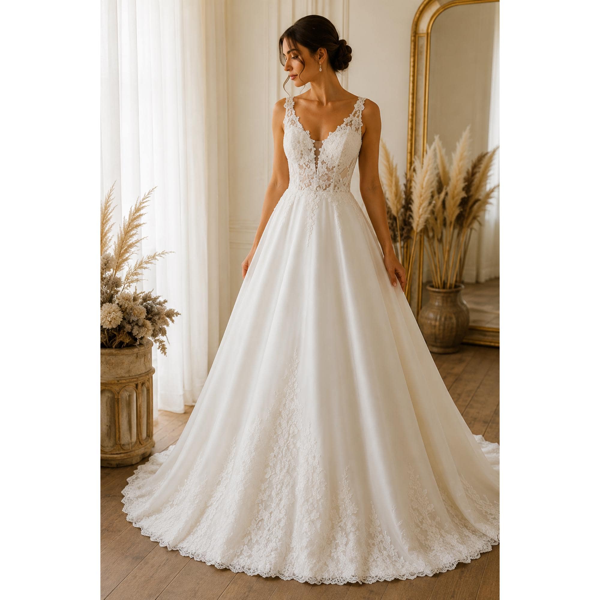etsy a line wedding dress Patterns line silhouette and delicate sky blue prom dresses Sleeveless Wedding Dress 2026 Color:H GREEN BONE
