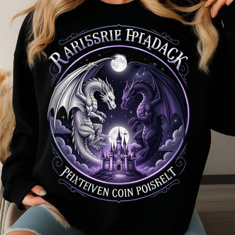 Onyx Storm-skjorta PNG SVG | Dancing Through the Lightning Strikes – Fourth Wing | Klistermärke Dragon Love bild 3