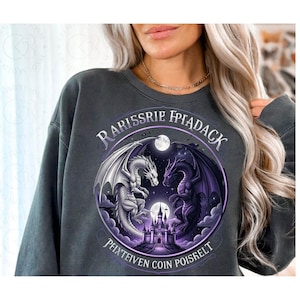 Onyx Storm-skjorta PNG SVG | Dancing Through the Lightning Strikes – Fourth Wing | Klistermärke Dragon Love bild 2