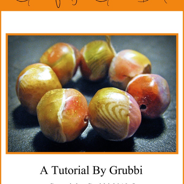 Polymer Clay Faux Gemstone Beads Tutorial By Grubbi Instant Download