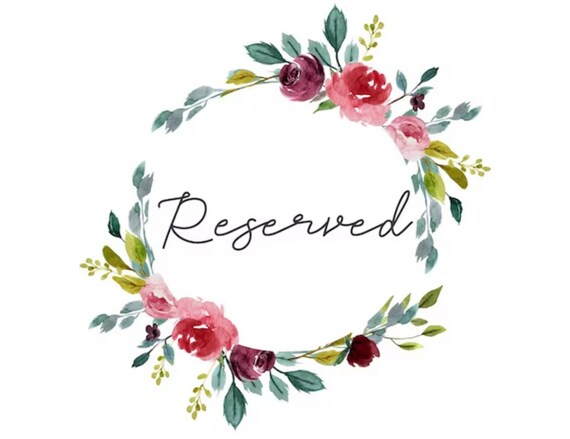 Reserved for Kimberly