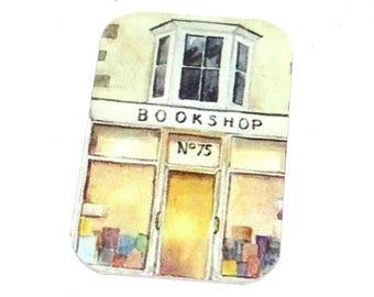 Faux Tin Books Pendant Handmade 33mm 1.25" MM5-3