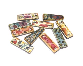 Ceramic Orphan Charms  26mm CC1-3