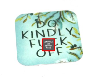 Metal Faux Tin Quote Charm Pendant Handmade 25mm 1" Square MSQ4-4