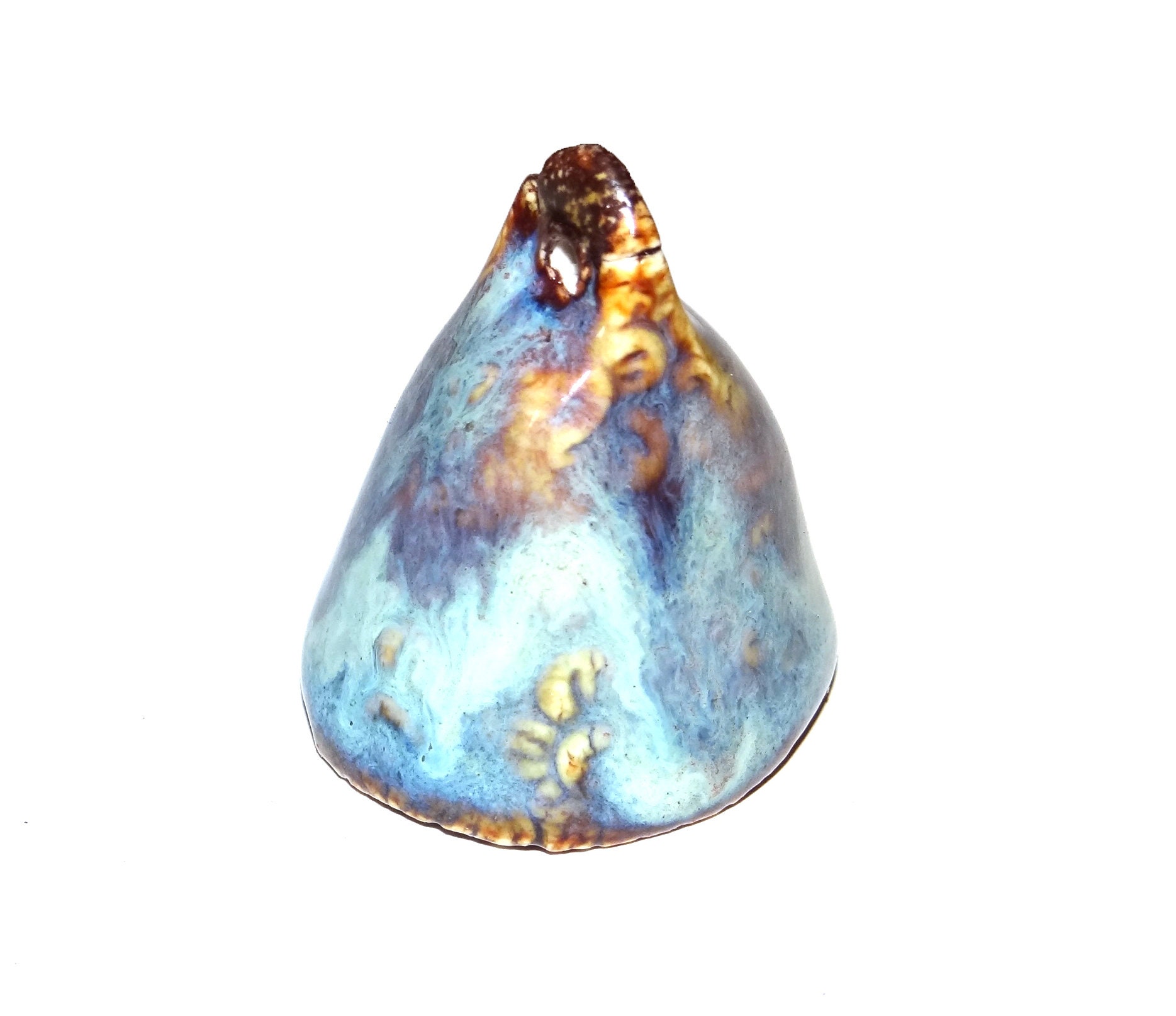 Ceramic Bell Pendant Large Pottery Handmade