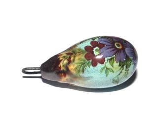 Ceramic Quote Pendant Handmade Focal Porcelain 30mm PP1-1
