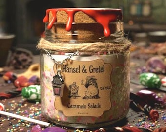 Vela Artesanal - Hansel & Gretel - Caramelo Salado