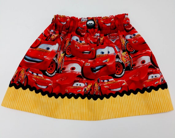 Disney Cars Skirt Disney Cars Dress Lightning Mcqueen Disney Cars Birthday  Outfit Disney Cars Party Disney Cars Ladies 