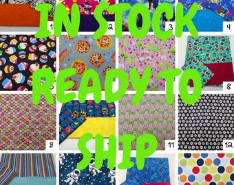 Nap Mat Cover Sets - In Stock - Ready to Ship - Boys and Girls Nap Mat Cover and Pillowcase - Bugs Penguins Rockets Frogs Unicorns Frozen