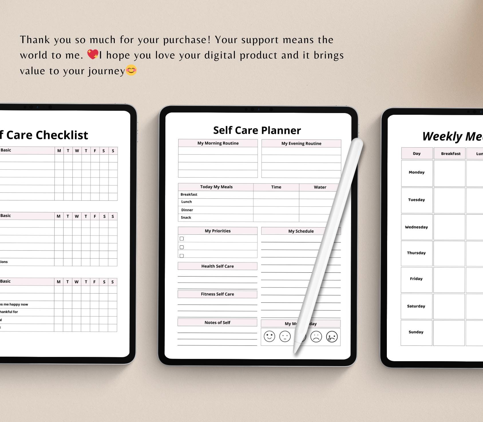 Everyday Routine Workflow Daily Routine and Focus Planner | Time-blocking, Habit Tracking ...