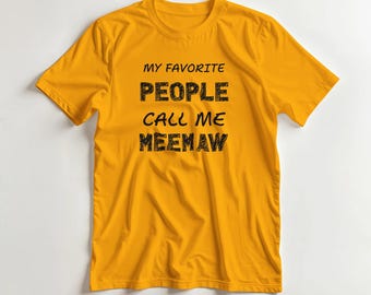 Camiseta "Mis personas favoritas me llaman abuela", regalo para abuela, camiseta para abuela, regalo para el Día de la Madre, camiseta "Vida de abuela", camiseta familiar a juego