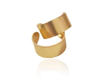 Gold Hoop Earrings, Handcrafted Colombian Jewelry, Valt Artisan Earrings, 24k Gold Plated Hoops, Unique Gift for Her, Lightweight Small Hoop