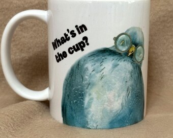 Funny Pigeon Coffee Mug 12oz
