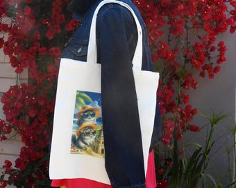 Chinchilla and Cute Animal Canvas Tote Bag