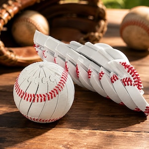 Baseball-Fidget-Toy, drehbarer 3D-gedruckter Fidget-Ball, lustiges Schreibtischspielzeug, Baseball-Lifestyle, Geschenkidee für Teenager-Jungen