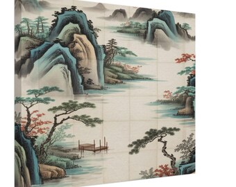 River of Stillness - Japanese Wall Decor(40x50cm/16x20in)