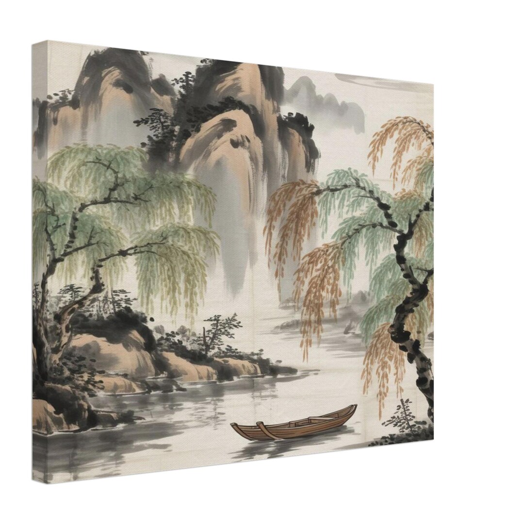 Curated visual reference: Textured Woven Willows Apartment Wall Decor Reference: Whispering Willows Japanese Wall Decor 40X50Cm 16X20In