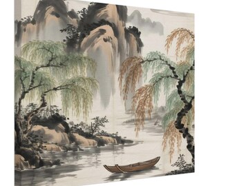Whispering Willows - Japanese Wall Decor(40x50cm/16x20in)