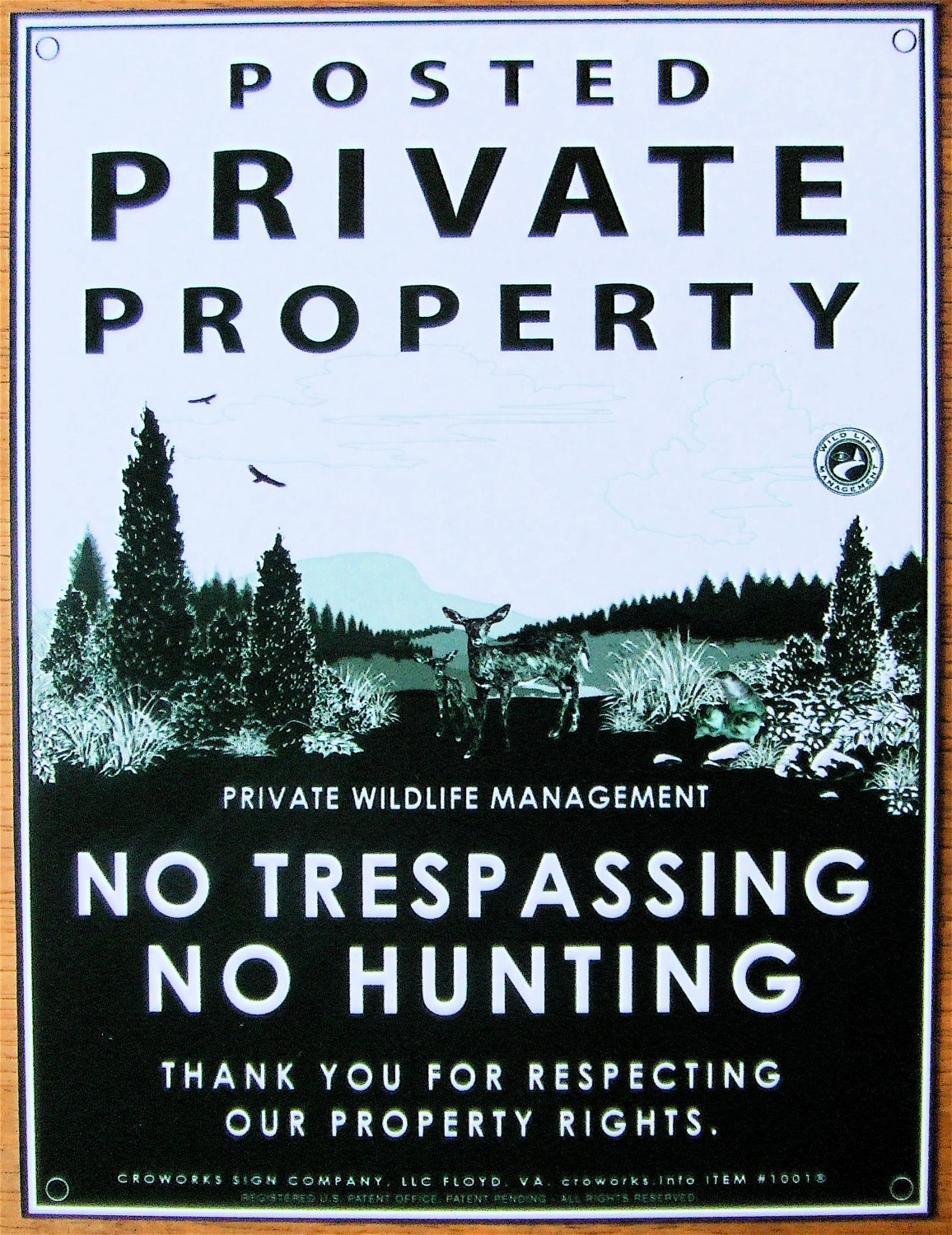 Poly. No Trespassing Sign - Etsy